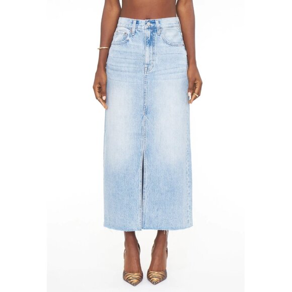 ✨ NWT ✨ Pistola - Alice Denim Midi Skirt - Brooklyn Wash - size 28 - Picture 2 of 14